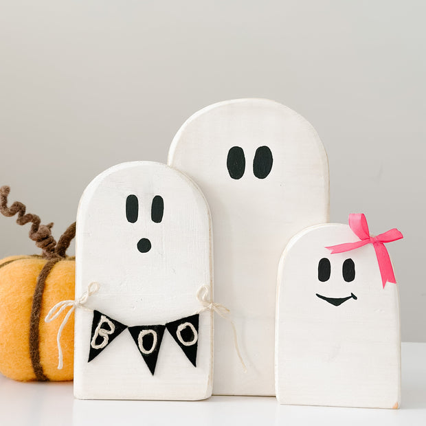 DIY wooden ghost kit