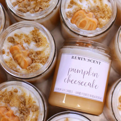 pumpkin cheesecake candle