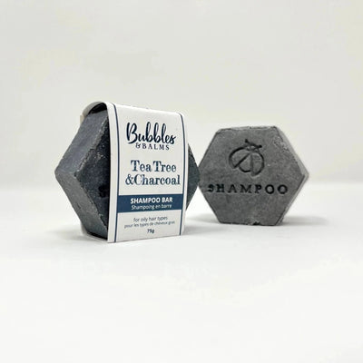 Bubbles & Balms Tea Tree & Charcoal Shampoo Bar